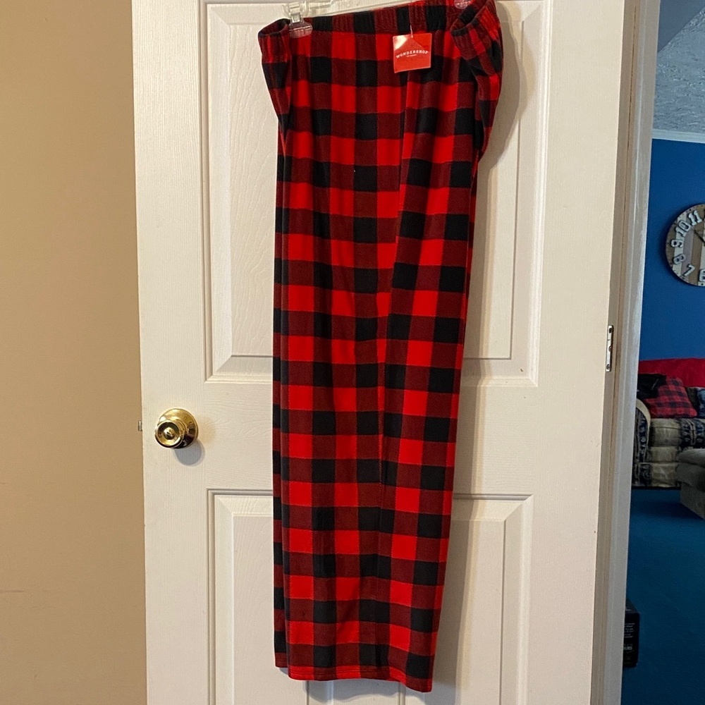 Wondershop Red and Black Plaid Pajama Pants Size 1X